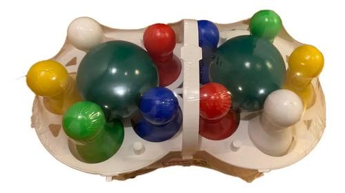 Juego De Bolos Bowling 10 Bolos Y 2 Bolas Luni Economico 9