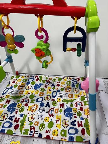 Bebe Gimnasio Con Alfombra Y Accesorios 2269 Antex Multicolor 7