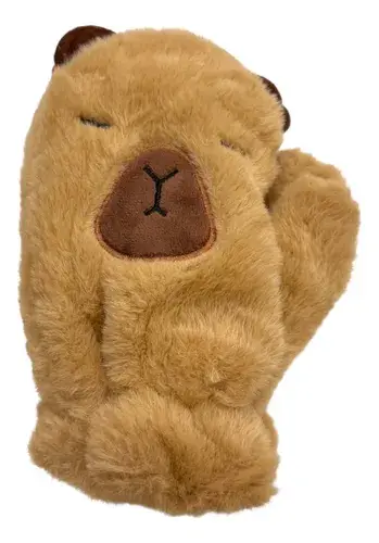 Guantes Mitones Capybara Super Suave Carpincho Invierno Frio 4