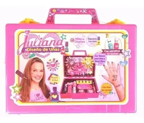 Valija Juliana Diseño De Uñas Chica Original Con Accesorios 5