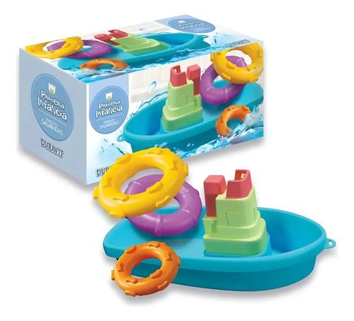 Barco Flotador Didáctico 3 Anillos Para Baño Pileta Duravit Multicolor 2