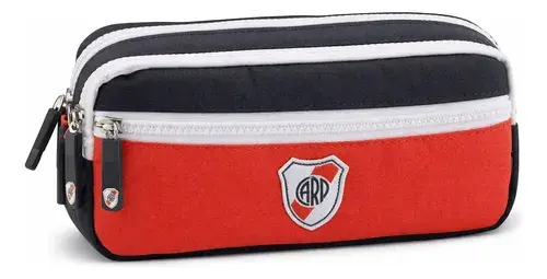 Combo Set Mochila Reforzada + Cartuchera Escolar River Plate 13