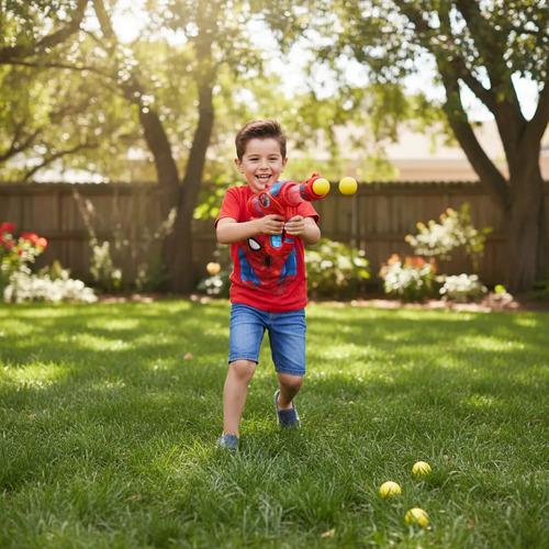 Pistola Lanza Pelotas De Juguete Spiderman Lanzador Spidey Spider Man 2