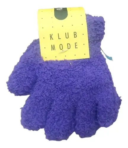 Guantes Abrigados Varios Diseños Infantiles Klub Mode Violeta Unico Lana 2