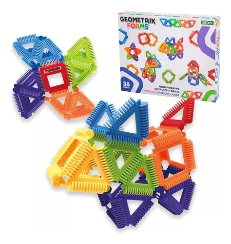 Bloques Geometrik Forms Para Armar 36 Piezas Juego Didactico 36 4