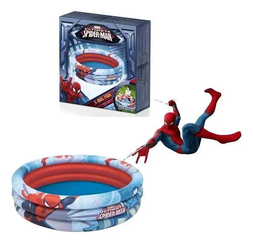 Pileta Pelotero Inflable Spiderman Para Bebes Niños 122cm 10