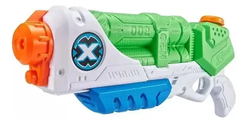 Pistola Lanza Agua Zuru X-shot Typhoon Thunder Grande 40 Cm Verde Y Azul 6