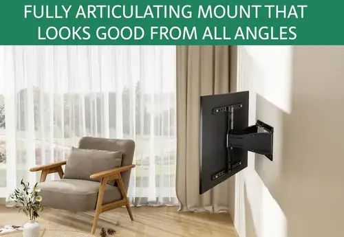 Soporte De Pared Moviento Completo Para Tv 43-90 Pulgadas Negro 3