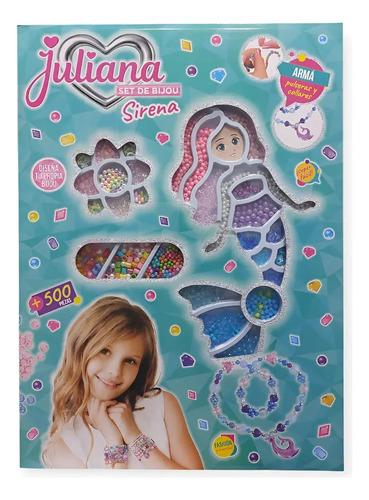 Kit Bijou Arma Pulseras Y Collares Sirena 500 Piezas Juliana 6