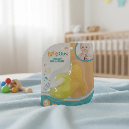 Mordillo Refrigerante Para Bebés Varios Modelos Baby Gus Amarillo Banana 2
