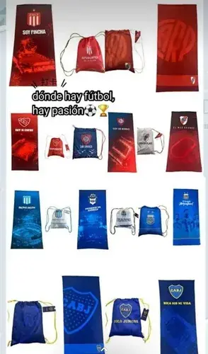 Toallon Playero Microfibra Secado Rapido Racing Club 70x150 Azul 2