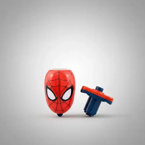Spiderman Trompo Luminoso Hombre Araña Marvel Spidey Ditoys Rojo 5