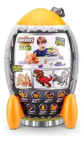 Smashers Dinos Vs Alliens Cohete + 25 Sorpresas Dinosaurios 4