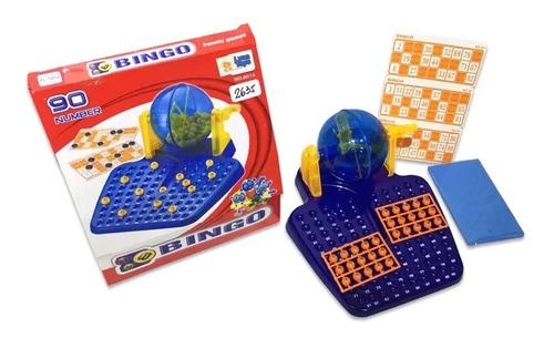 Bingo Con Bolillero Plastico 90 Bolillas 24 Cartones Fichas 2