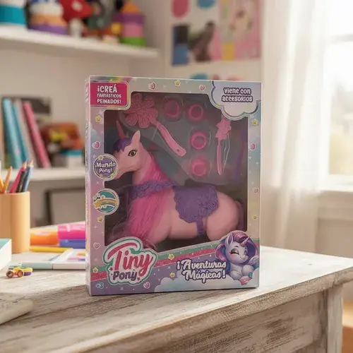 Unicornio Tiny Pony Aventuras Magicas Pony Con Accesorios