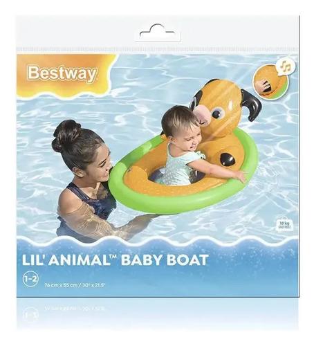 Asiento Flotador Para Bebe Inflable Animalitos C Pasa Pierna 15