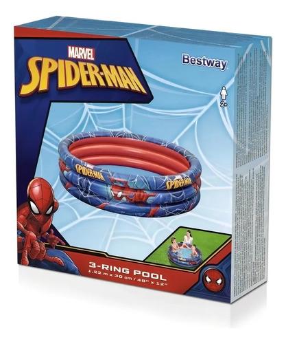 Pileta Inflable Redondo Bestway Marvel Ultimate Spider-man 98018 200l Multicolor 10