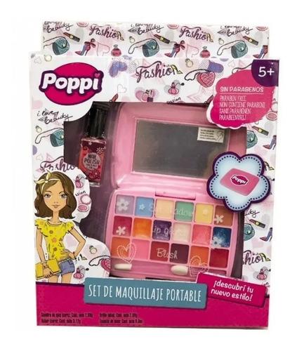 Mi Primer Set De Maquillaje Portatil Espejo Esmalte Niñas 2