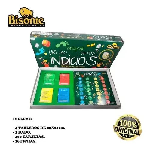 Indicios El Juego De Las Pistas Original Bisonte 2
