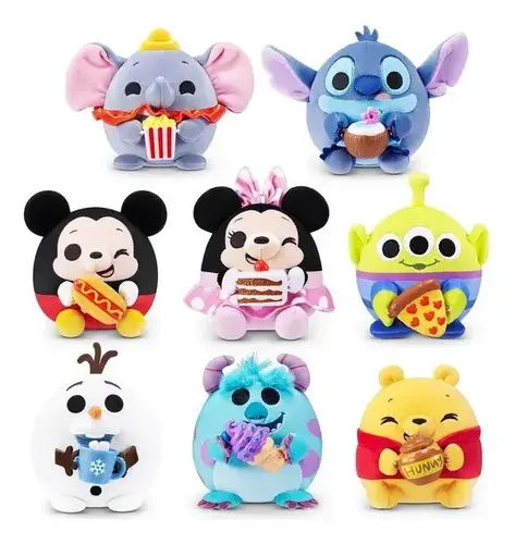 Peluche Disney Snackles Capsula Sorpresa Coleccionable Zuru Celeste 10