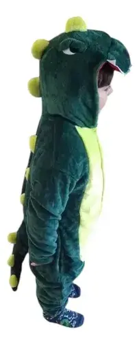 Pijama Dinosaurio Enterito Niños Suave Disfraz Abrigado Dino 6