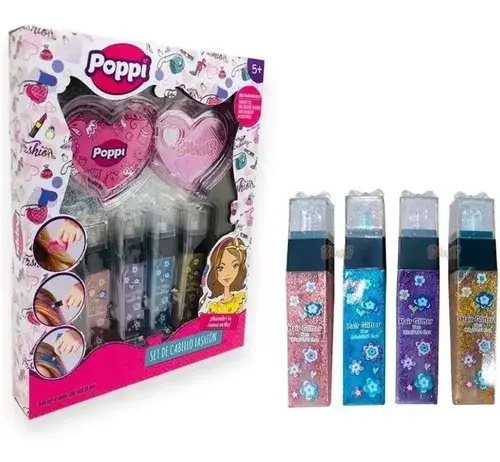 Super Combo Set De Maquillaje + Uñas + Set De Cabello Niñas 9