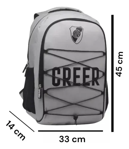 Mochila Escolar River Plate Deportiva Impermeable Lic Ofic 4