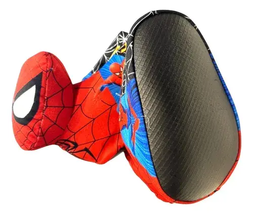 Pantuflas Spider Araña Chicos Infantiles Polar Dibujos Azul Y Rojo Spider Adaptable 25 Al 32 6