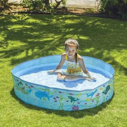 Pileta Rigida Infantil 120x25 Cm Para Niños Y Bebes Premium Pecesitos 6