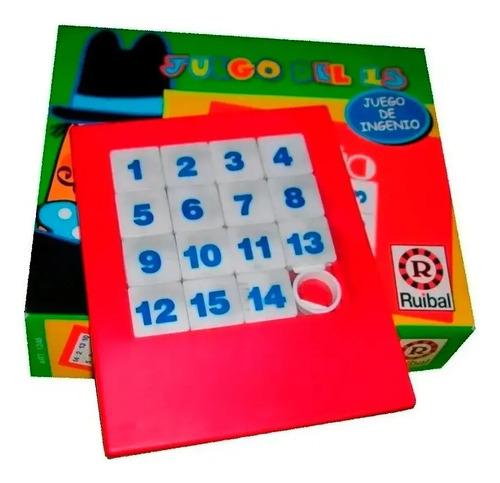Juego Del 15 Juego De Mesa Ingenio Ordena Los Numeros Ruibal 8