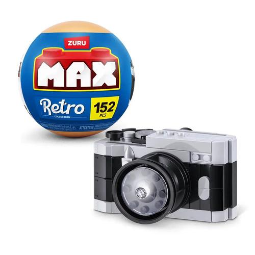 Zuru Max Bloques Cápsula Retro Collection Cámara De Fotos 152 Mini Piezas 2