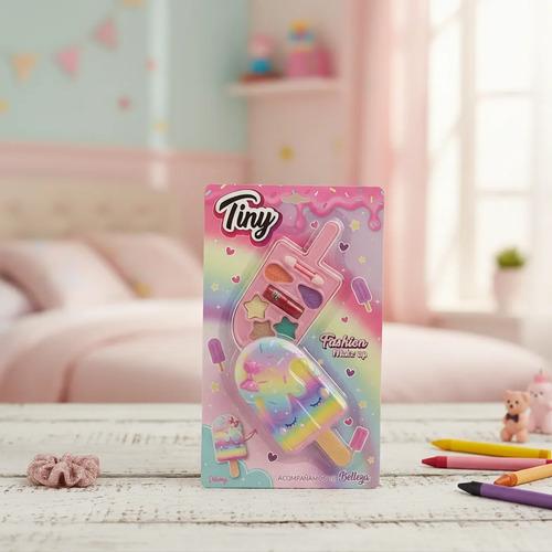 Set Maquillaje Infantil Dona Unicornio Sirena Helado Tiny Helado