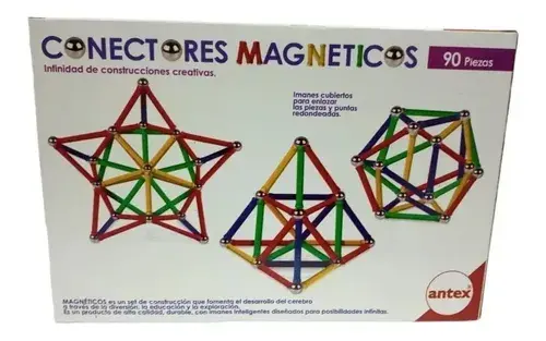 Conectores Magneticos 90 Piezas Puntas Redondeadas Antex 90 2