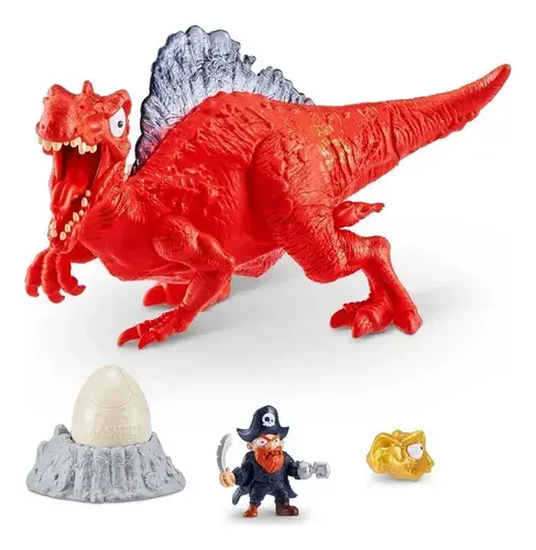 Dino Smashers Dinosaurio Island Huevo Con 25 Sorpresas Zuru 3
