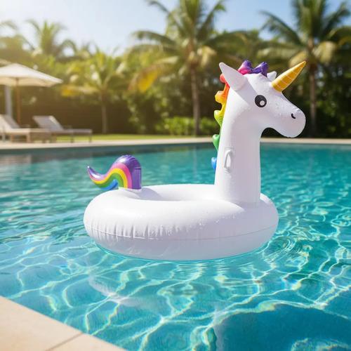 Unicornio Inflable Salvavidas Infantil 55 Cm Pileta Piscina 2