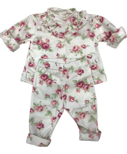 Set Ropa Beba Conjunto 2 Piezas Pantalon + Remera Voladito 7