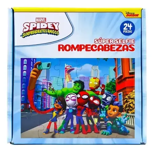 Puzzle Rompecabezas Spidey Spiderman Serfie Vengadores 24 Pz 2
