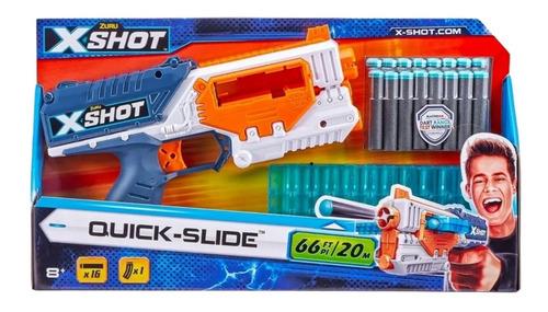 Escopeta Pistola Rifle Lanza Dardos + Cargador X-shot Quick 8