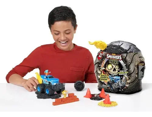 Monster Truck Smashers Auto + Sllime + Masa Set 25 Sorpresas 11