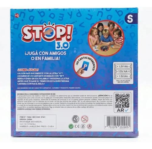 Juego De Mesa Stop 3.0 Tablero Digital Viral Tiktok Amigos 5