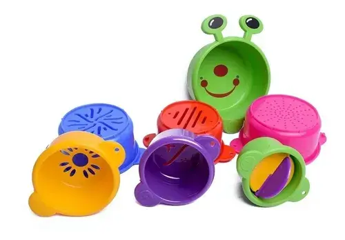 Gusanito Apilable 2 En 1 Aqua Bebes Bimbi Para Jugar En Agua 3