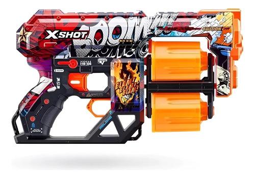 Pistola Rifle Escopeta Lanza Dardos X-shot Dread Blaster Multicolor