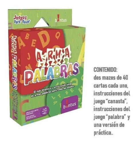 Arma Palabras Juego De Mesa Cartas Viaje Bontus 2