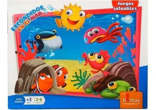 Juego De Mesa Escondidos En El Mar Infantil Didactico Bontus 8