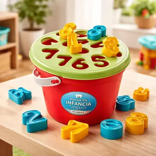 Duravit Balde Primeros Numeros Encastres Primera Infancia Multicolor 3