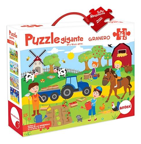 Rompezabezas Puzzle Gigante Didactico 16 Piezas Niños Antex 4