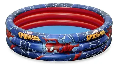Pileta Inflable Spiderman Bebes Niños 122 Cm Agua Juegos 9