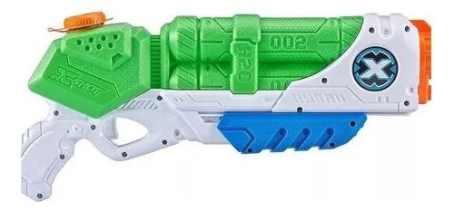 Pistola Lanza Agua Zuru X-shot Typhoon Thunder Grande 40 Cm Verde Y Azul 3