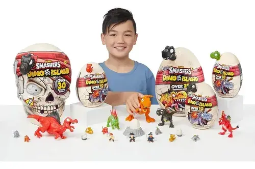 Dino Smashers Calabera Gigante 30 Sorpresas Dinosaurios Zuru 12