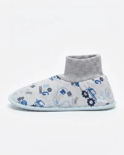 Pantumedias Infantiles Abrigadas Antideslizantes Con Puño Blanco 32-33 4